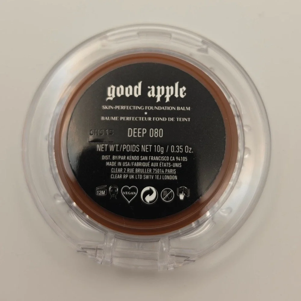KVD Beauty Good Apple Skin-Perfecting Foundation Balm Deep 080 10g 0.35oz NIB‎